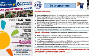 8 et 9 Décembre - Téléthon